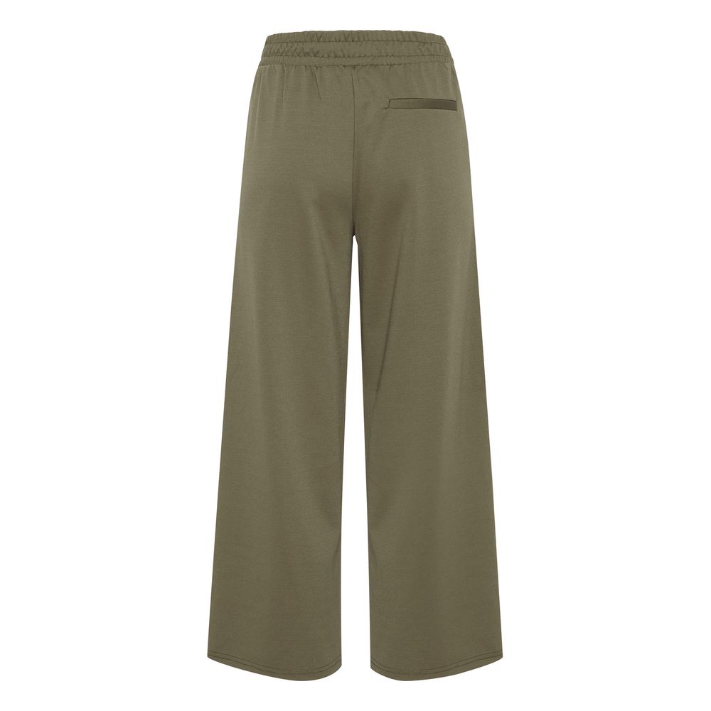 Grüne Bootcut-Hose aus recyceltem Polyester - Image 2