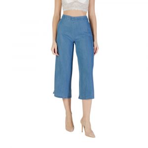 Blaue Lyocell-Culotte