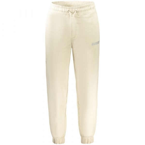 Beige Baumwollhose