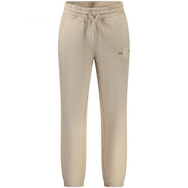 Beige Baumwollhose